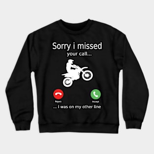 Motocross Crewneck Sweatshirt